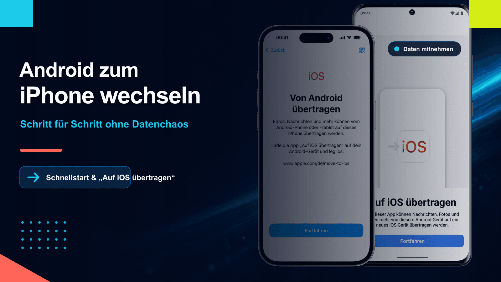 Von Android zu iPhone wechseln: der komplette Umzug ohne Datenverlust