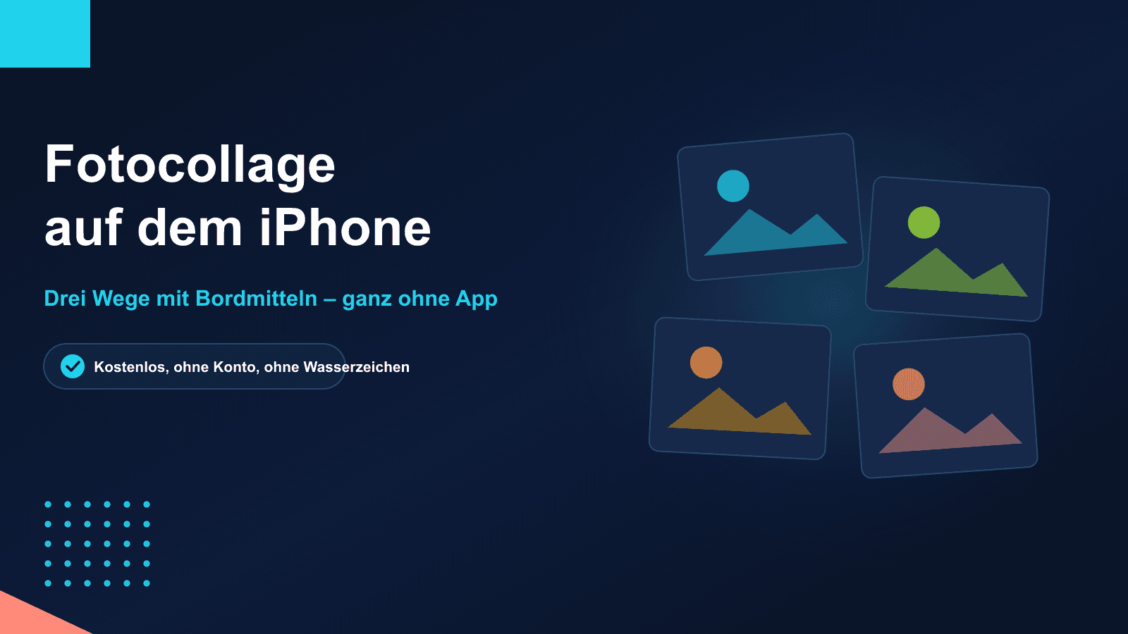 Fotocollage auf dem iPhone erstellen – mit Bordmitteln statt App