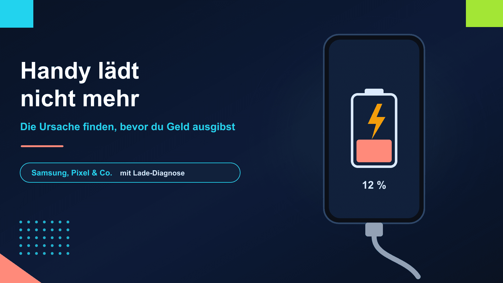 Handy lädt nicht mehr: Ursachen finden und beheben – Samsung, Pixel & Co.