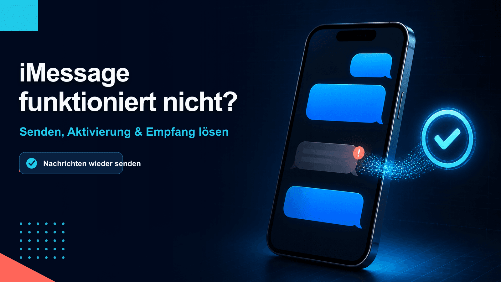 iMessage funktioniert nicht? Alle Ursachen und Lösungen Schritt für Schritt