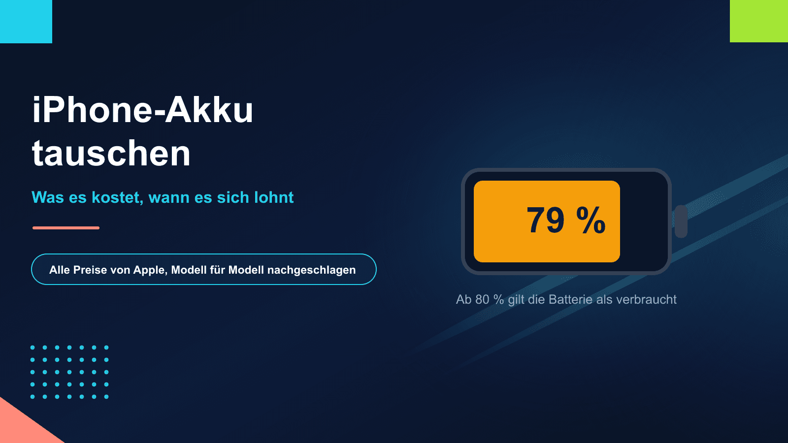 iPhone-Akku tauschen: Kosten, Ablauf und wann es sich lohnt