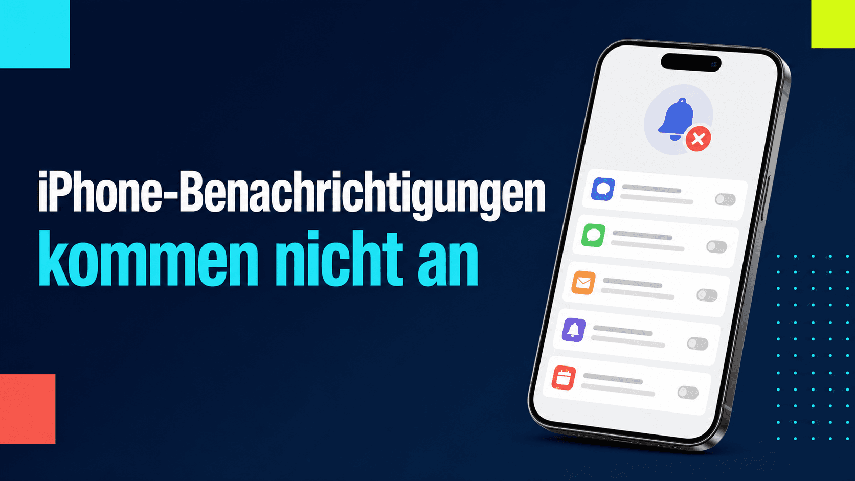 iPhone-Benachrichtigungen kommen nicht an: Lösungen