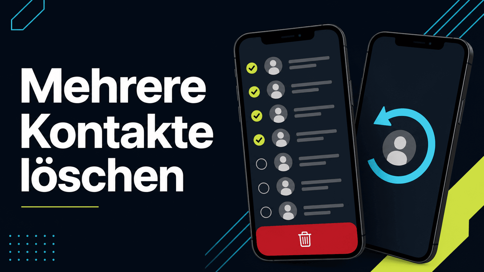 Mehrere Kontakte auf dem iPhone löschen: So geht es schnell und sicher