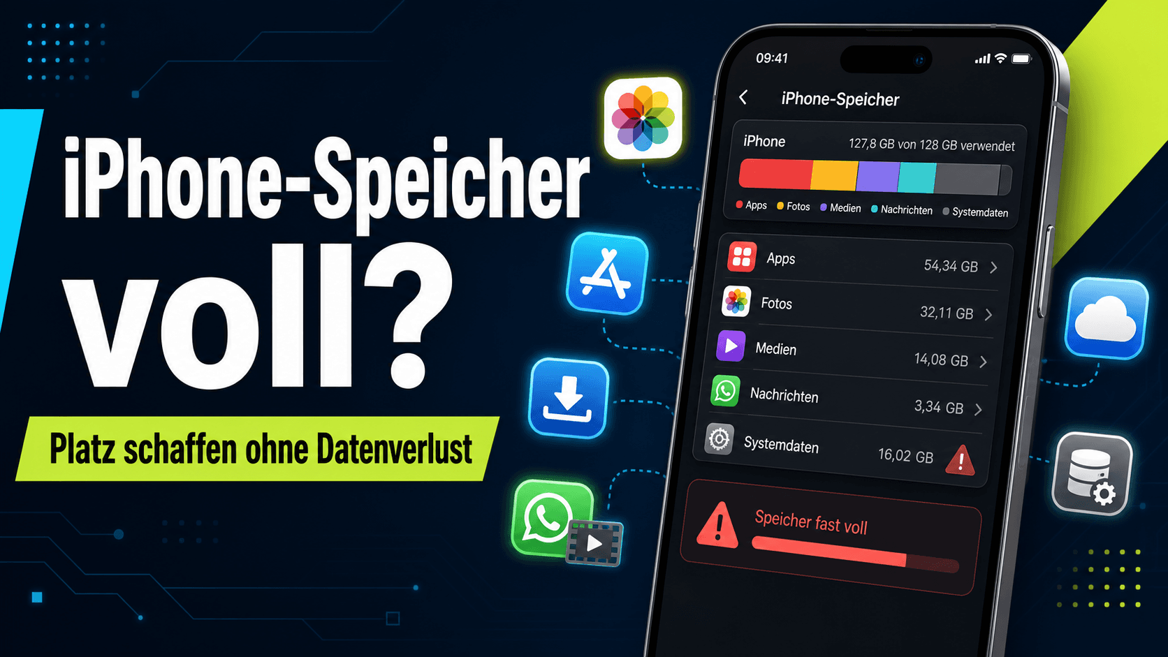 iPhone-Speicher voll: Platz schaffen ohne wichtige Daten zu löschen