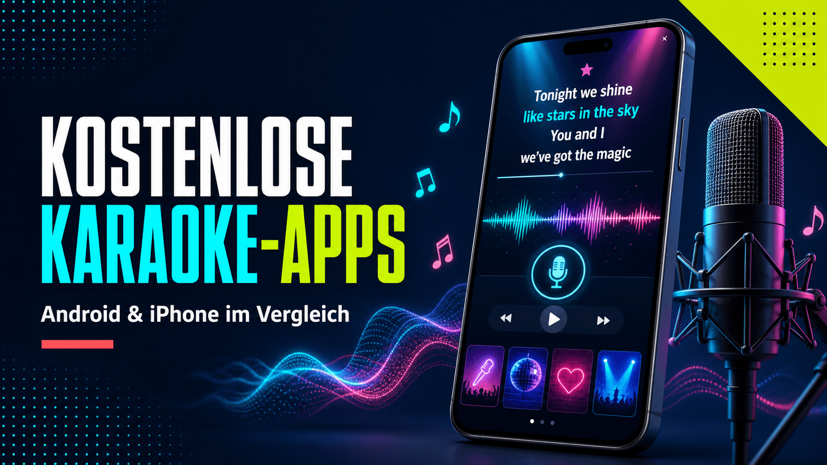 Die besten kostenlosen Karaoke-Apps für Android und iPhone