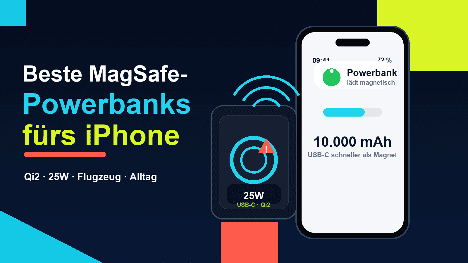 Beste MagSafe-Powerbanks fürs iPhone 2026: Qi2, 25W und Reise-Check