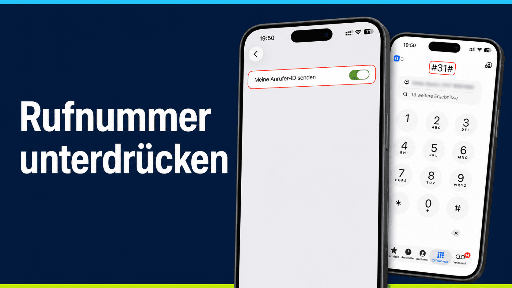 Rufnummer beim iPhone unterdrücken: Einmalig oder dauerhaft anonym anrufen