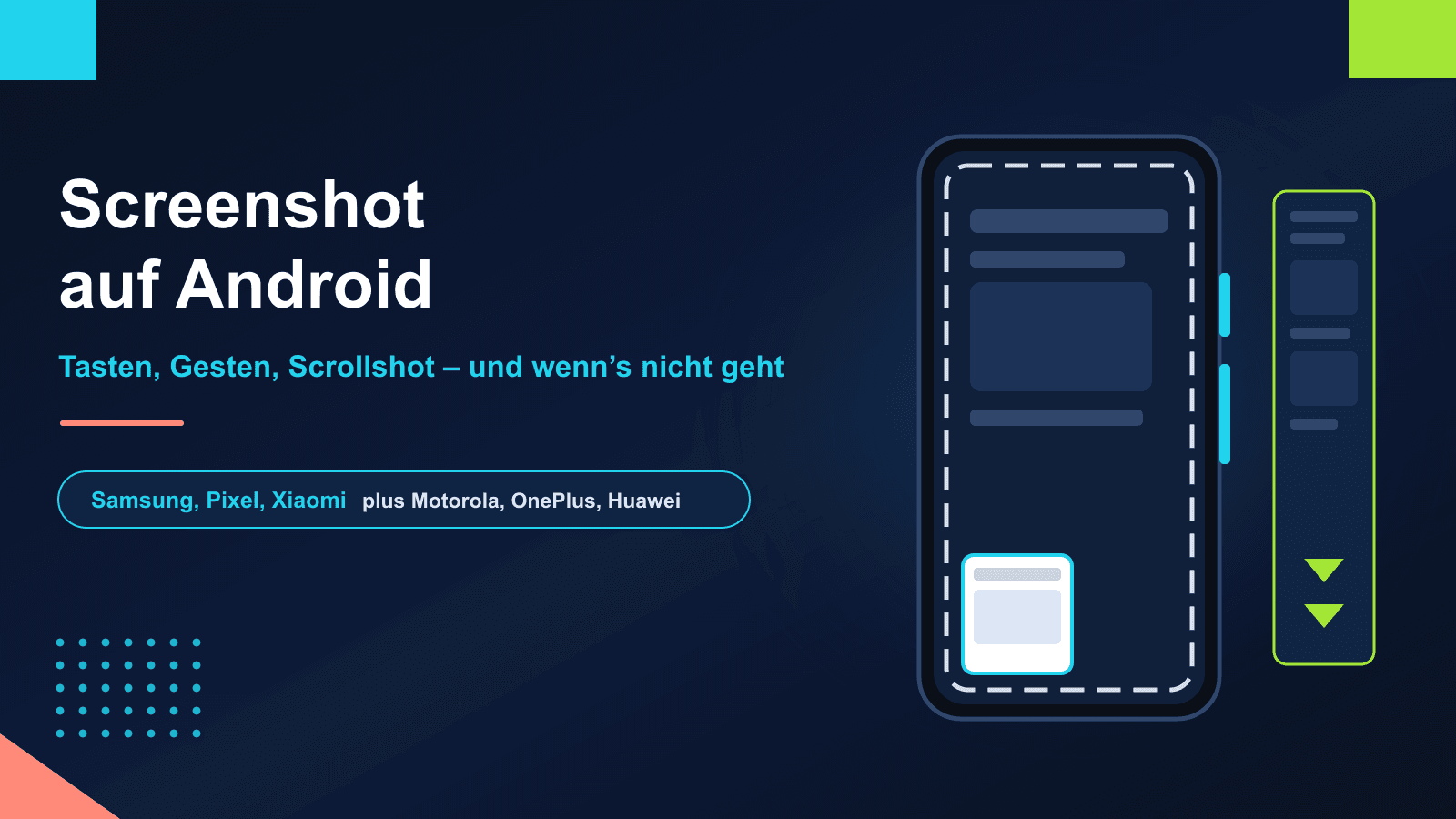 Screenshot auf Samsung & Android machen: alle Wege, auch ohne Tasten