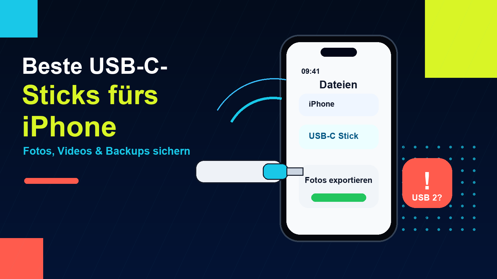 Beste USB-C-Sticks fürs iPhone 2026: Fotos, Videos und Backups sichern