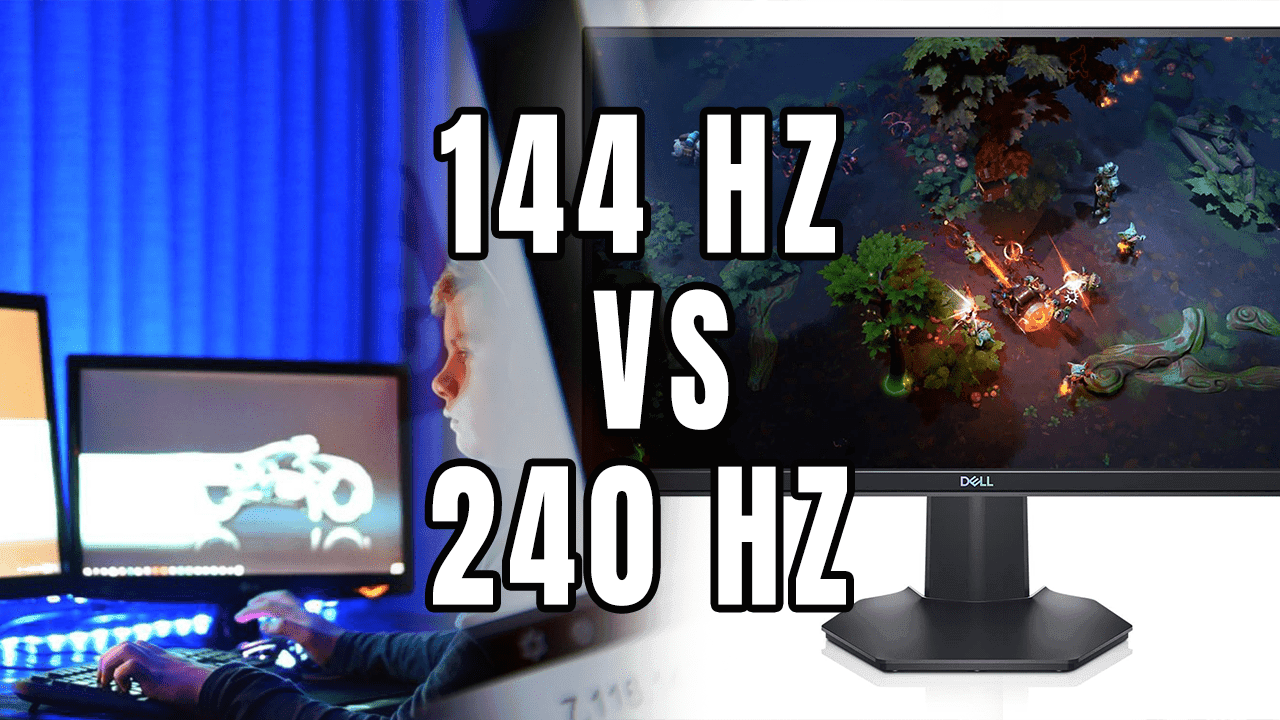 144 Hz vs 240 Hz Monitor - Was ist besser?