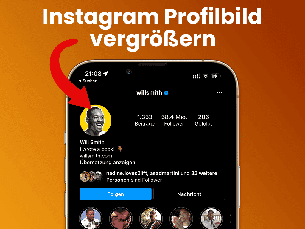 Instagram: Profilbild in groß anzeigen - so geht´s