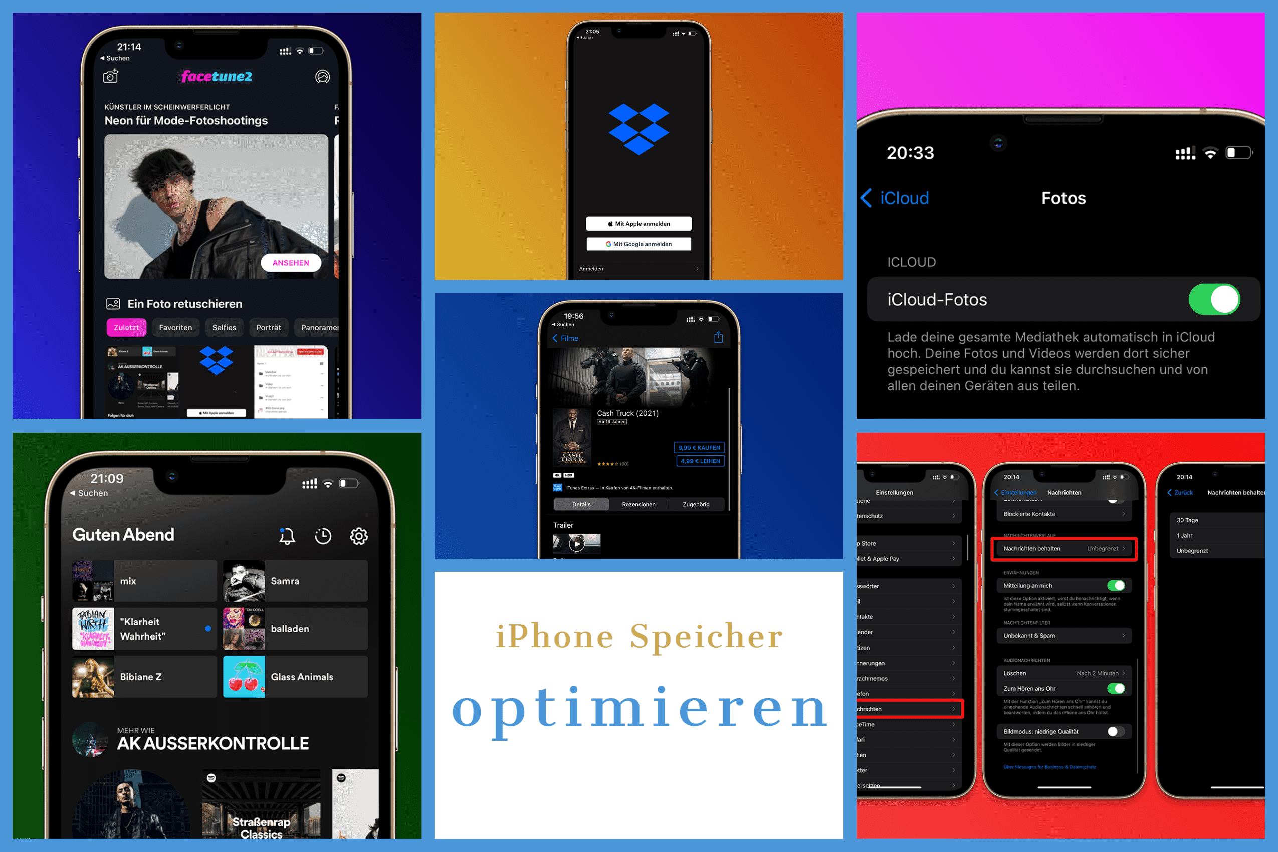 Iphone Speicher voll? 10 Hacks um Speicher frei zu machen ohne Bilder löschen zu müssen!