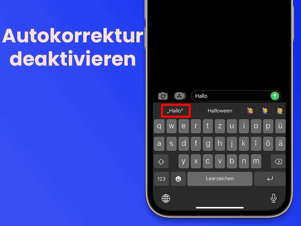 iPhone: Autokorrektur ausschalten - so geht´s