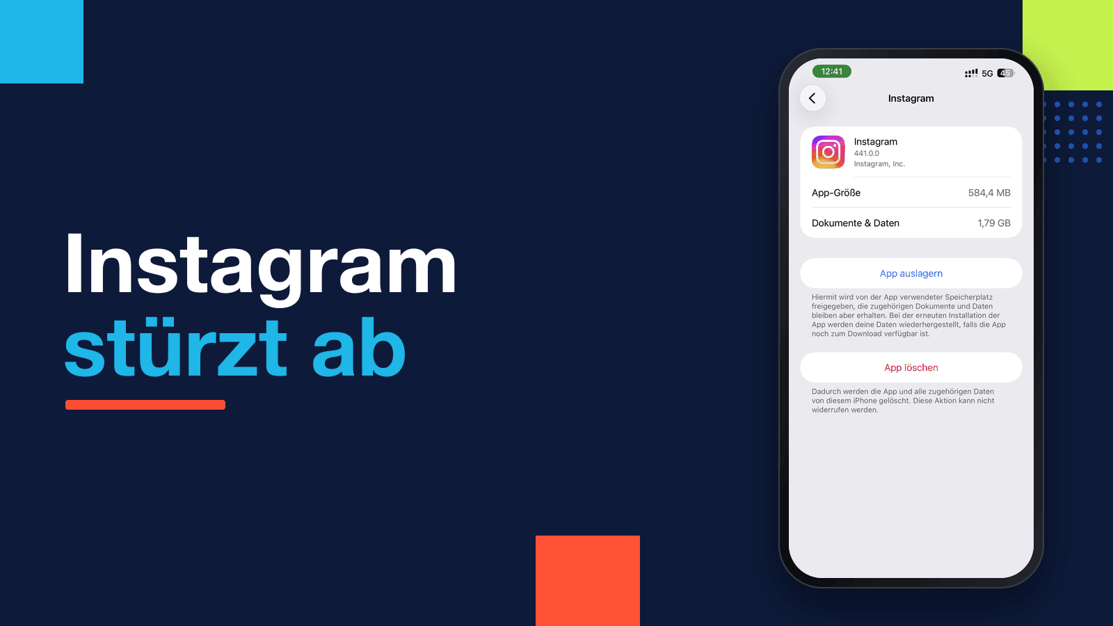 Instagram stürzt ab: Ursachen und Lösungen (iPhone & Android)