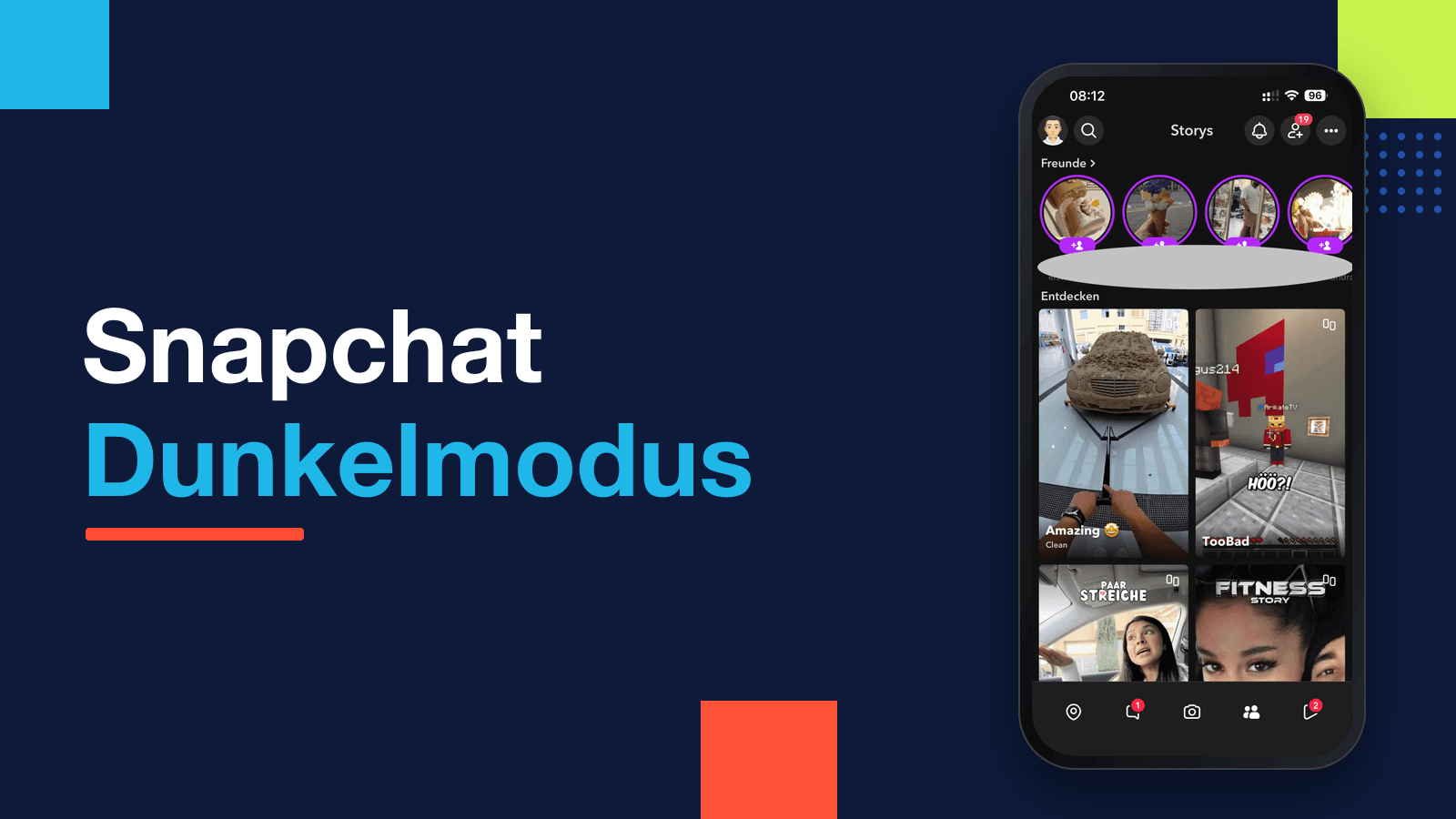 Snapchat Dunkelmodus aktivieren: So geht's auf iPhone & Android