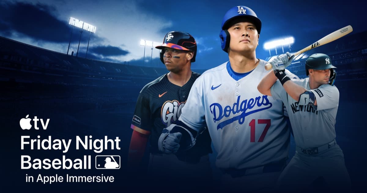 Apple bringt Friday Night Baseball ins Apple Immersive