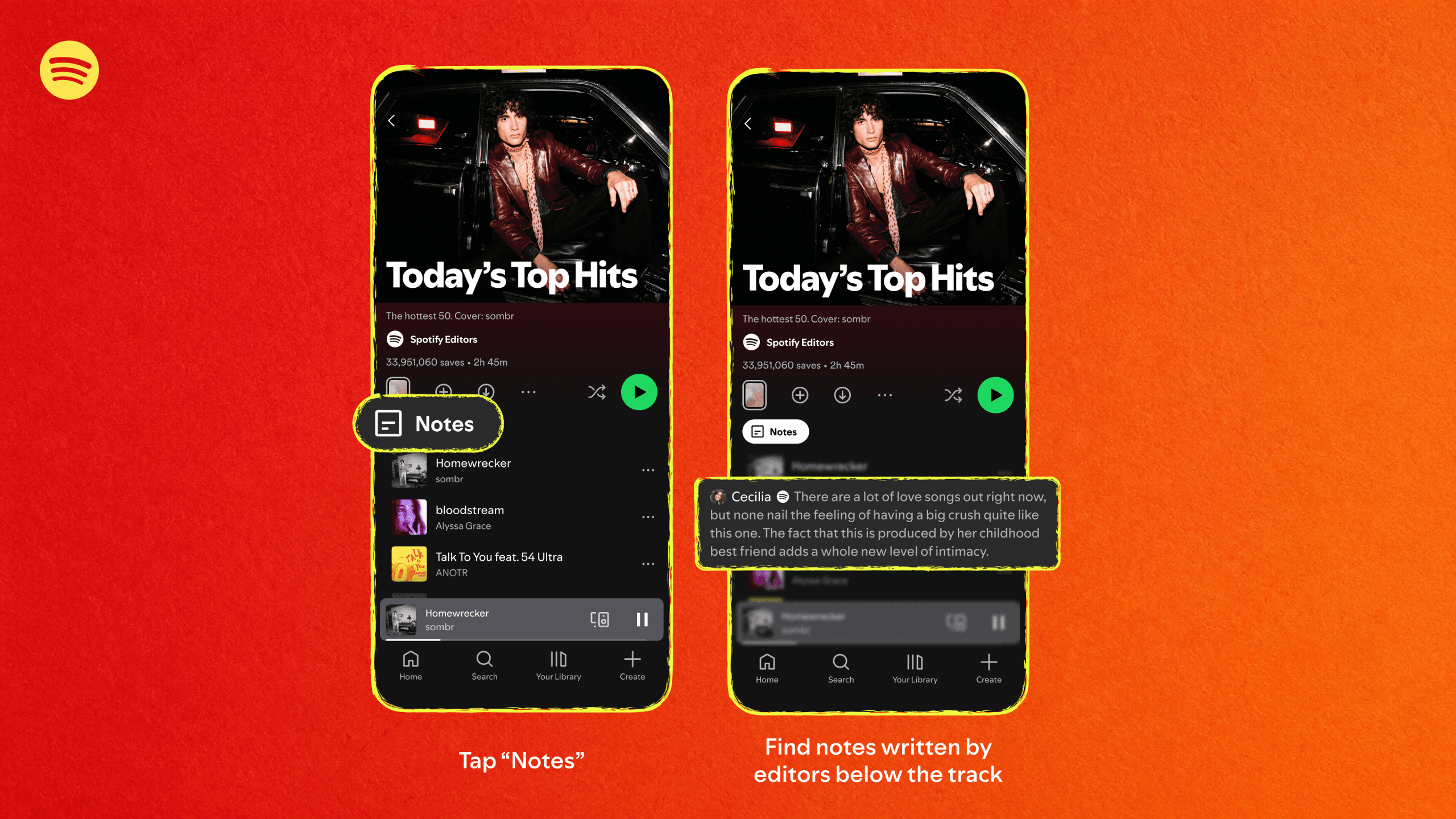 Spotify Playlist Notes: Kommentare direkt in der Playlist