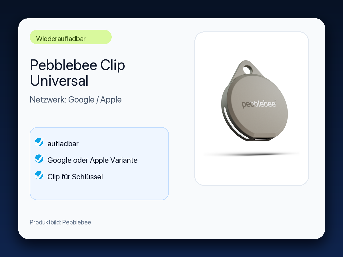 Pebblebee Clip Universal Produktbild