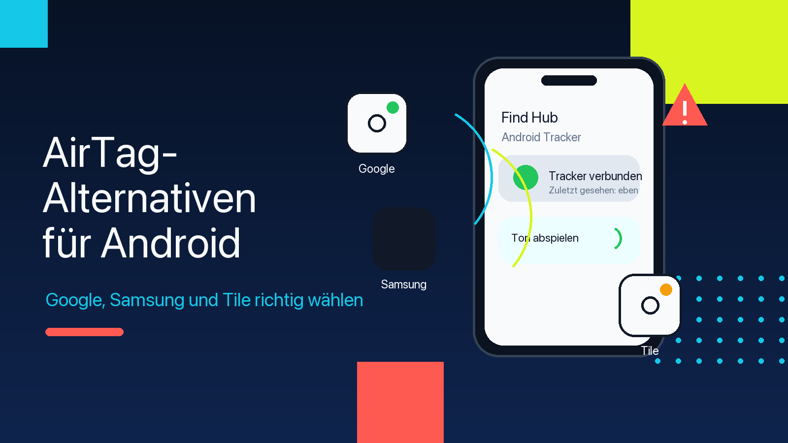 Beste AirTag-Alternativen für Android 2026: Samsung, Google und Tile im Vergleich