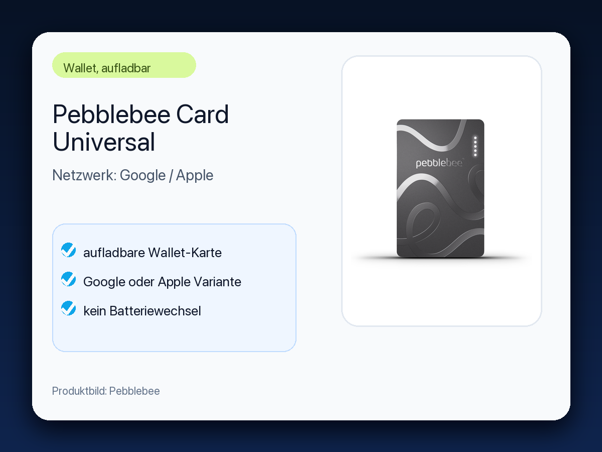 Pebblebee Card Universal Produktbild