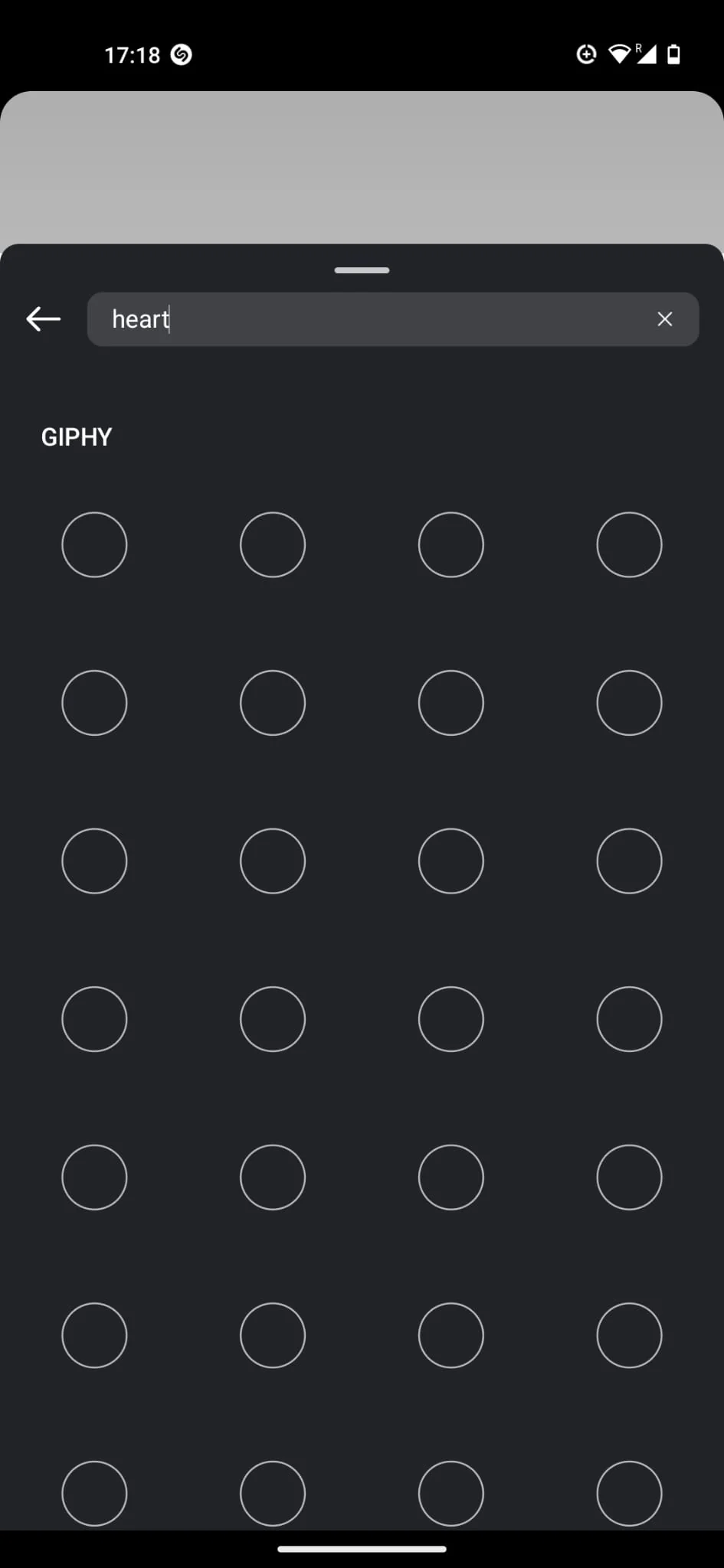 Instagram GIF-Sticker Suche lädt nicht