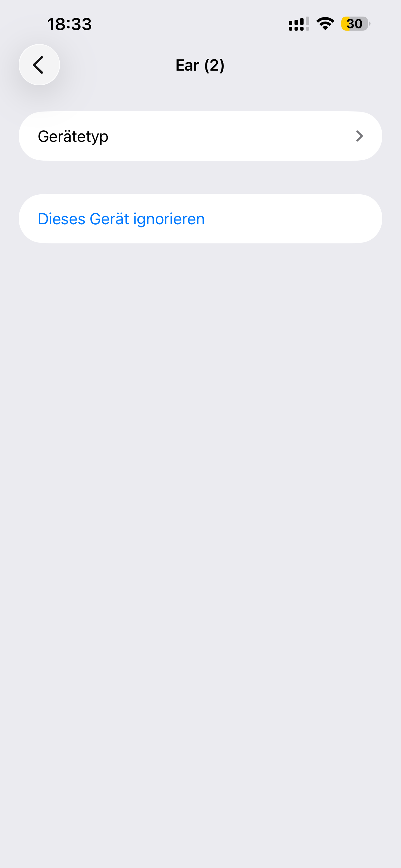 iPhone Bluetooth-Gerät ignorieren und neu koppeln