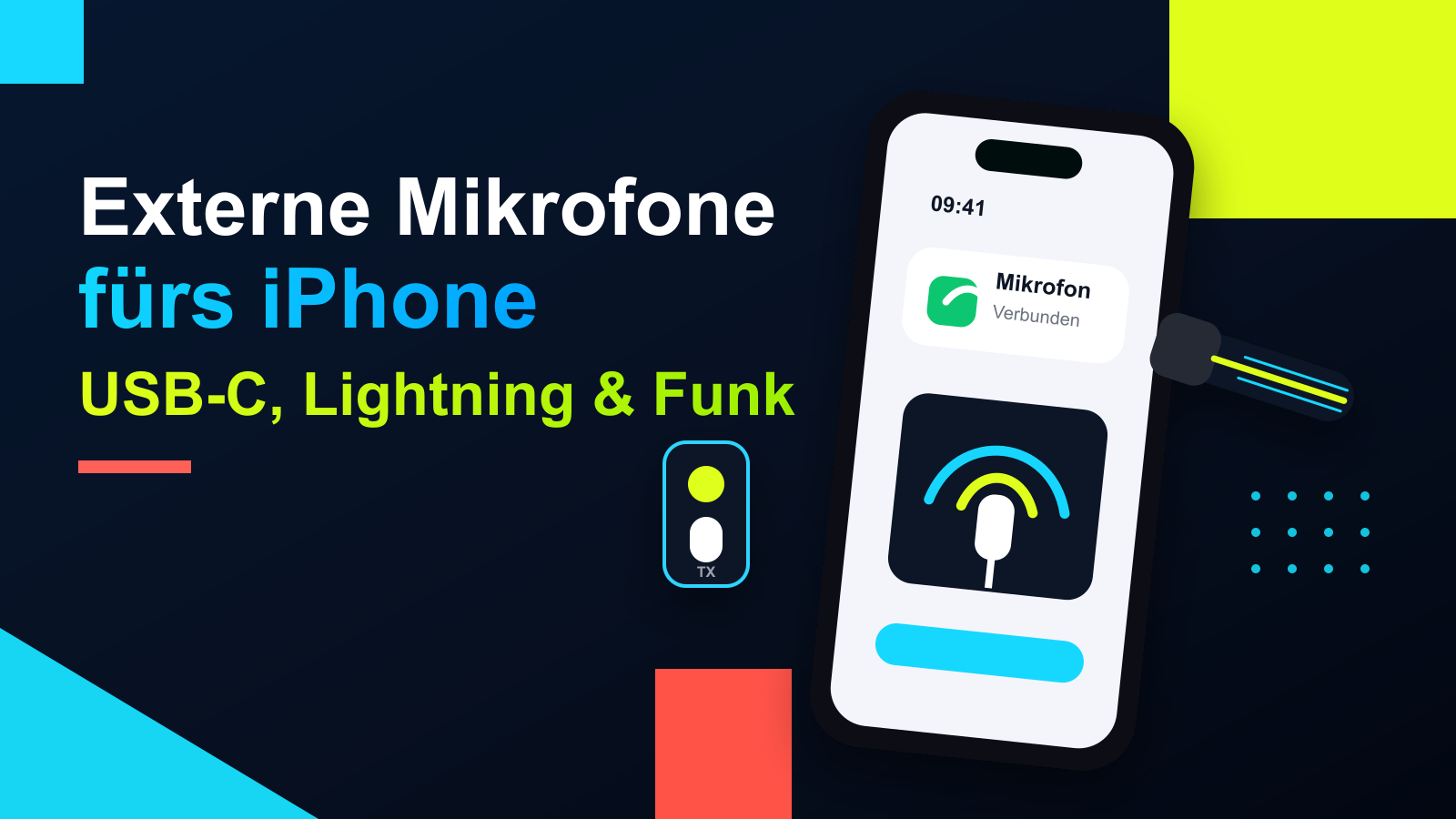 Die besten externen Mikrofone für das iPhone 2026
