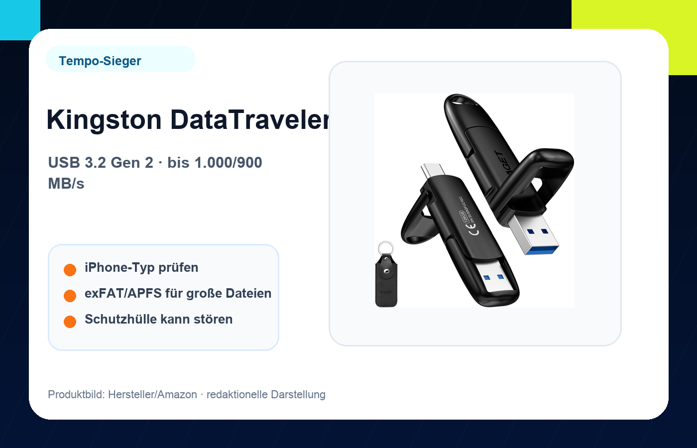 Kingston DataTraveler Max USB-C Produktbild