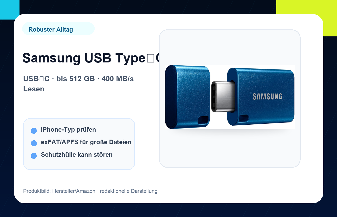 Samsung USB Type-C Flash Drive Produktbild