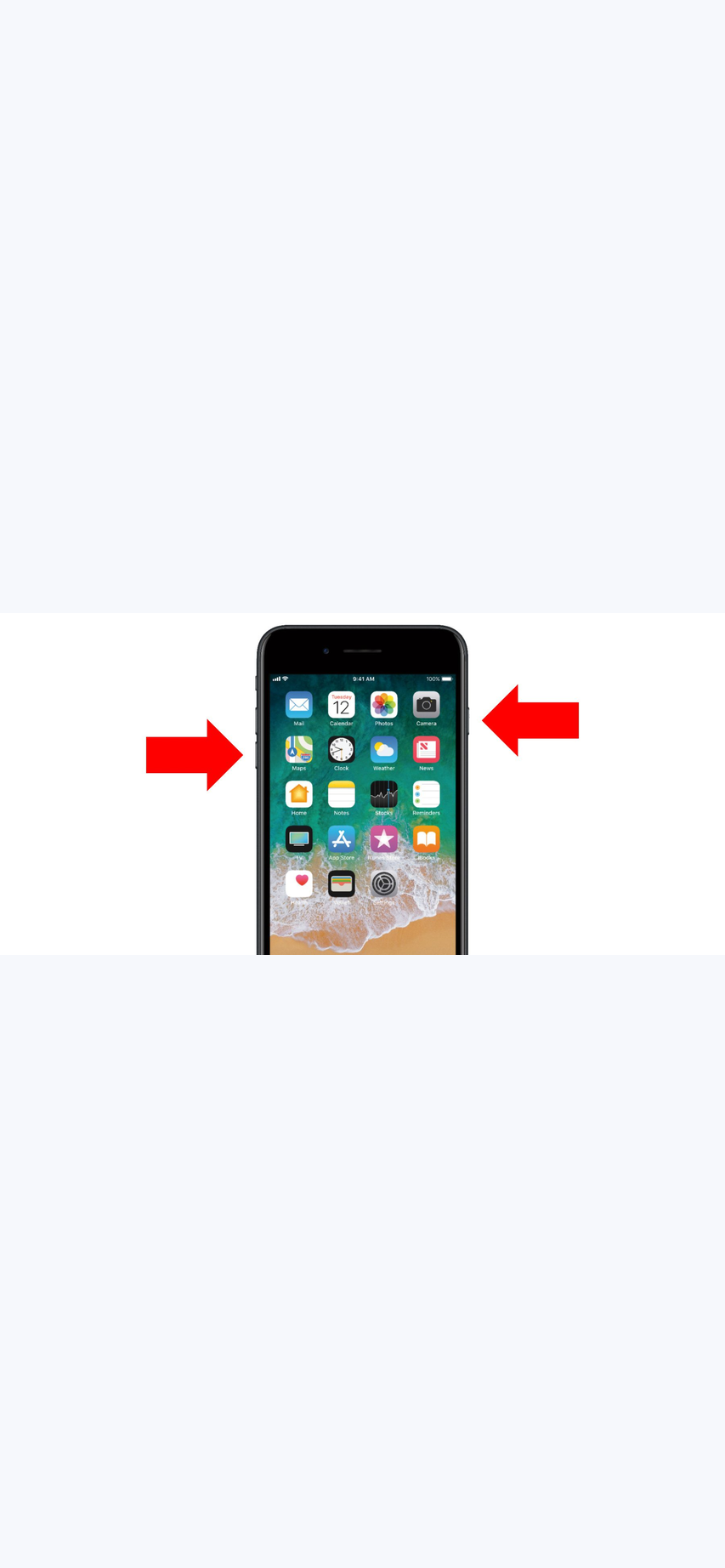 Erzwungener Neustart für iPhone 7 und iPhone 6s