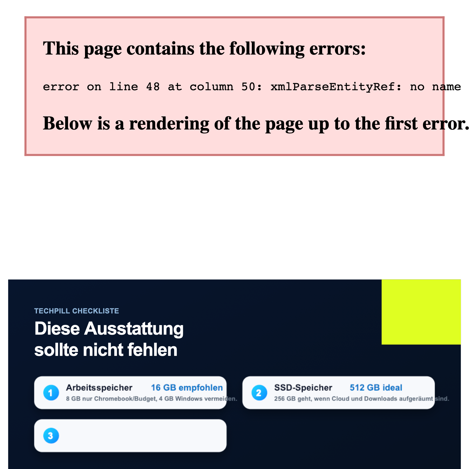 Mindestwerte für Schüler Laptops mit RAM Speicher Display Gewicht Akku und Garantie