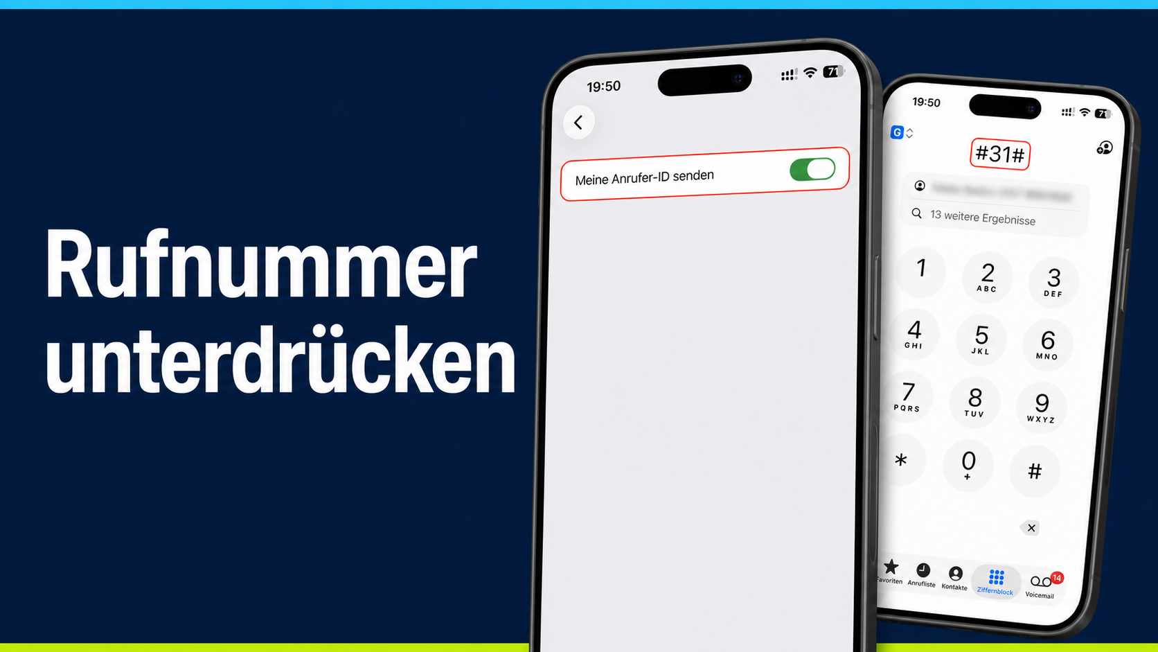 Rufnummer beim iPhone unterdrücken: Einmalig oder dauerhaft anonym anrufen