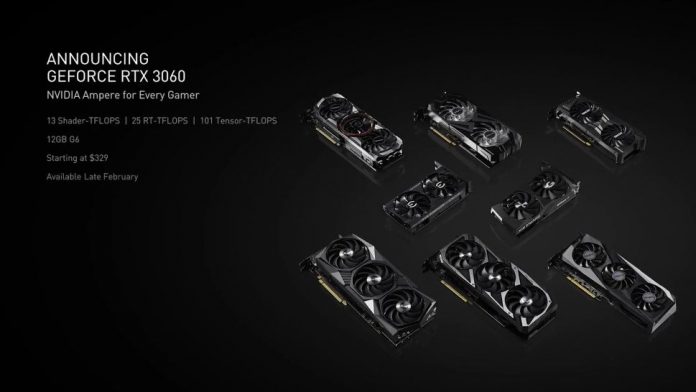 Die neu vorgestellte GeForce RTX 3060 von Nvidia könnte die aktuelle RTX 3060Ti überflüssig machen.