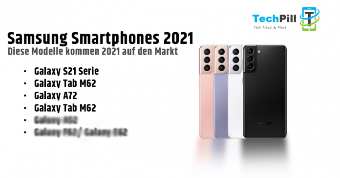 Diese Smartphones bring Samsung 2021 auf den Markt