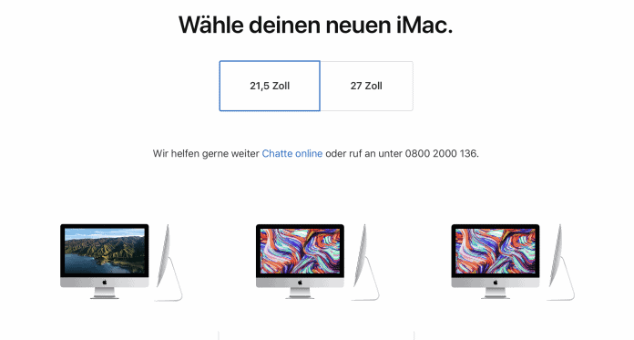 iMac 21 Zoll entfernt