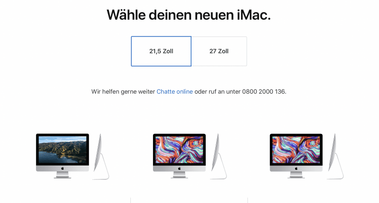 iMac 21 Zoll entfernt