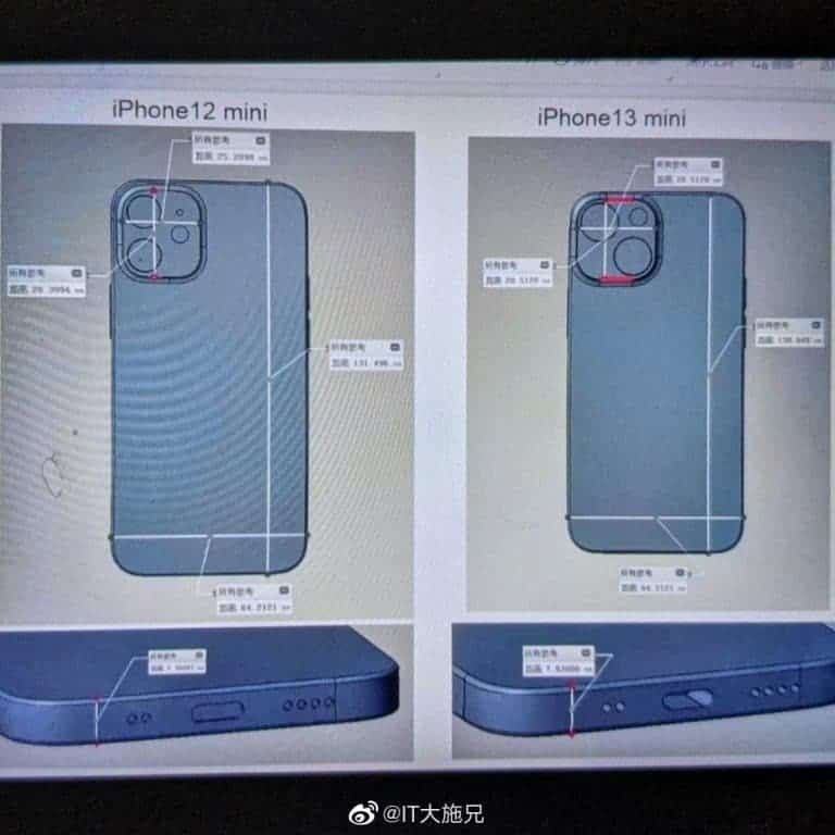 iPhone 13 Mini Kamera Leak