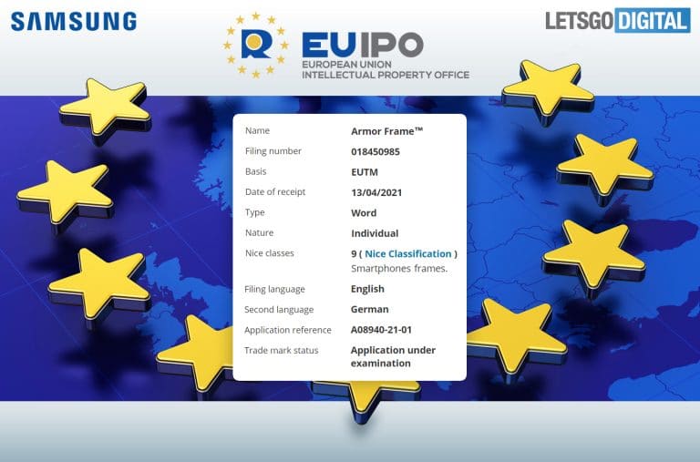 Armor Frame Patent von Samsung