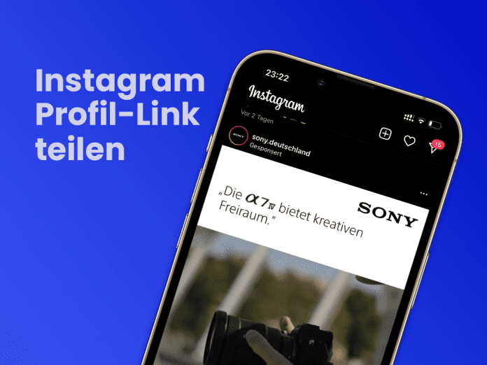 Instagram Profil-Link kopieren und teilen